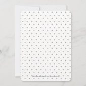 フローラ背景の編集可能カラーブライダルシャワー 招待状 (裏面)