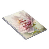 フローラ背景春花 ノートブック (右側)