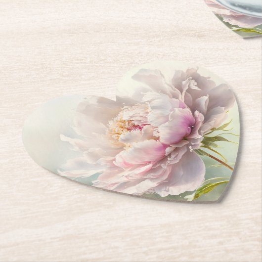 フローラ背景春花 ペーパーコースター (アングル)