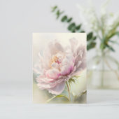 フローラ背景春花 ポストカード (スタンド正面)