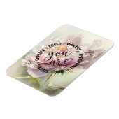 フローラ背景春花 マグネット (左側)