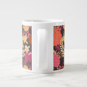 フローラ背景2 ジャンボコーヒーマグカップ (裏面)