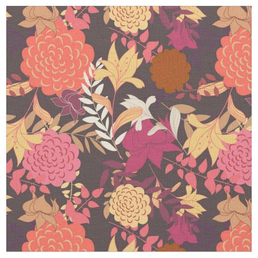 フローラ背景2 ファブリック (クローズアップ)