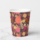 フローラ背景2 2 紙コップ (裏面)