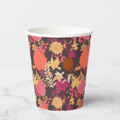 フローラ背景2 2 紙コップ (正面)