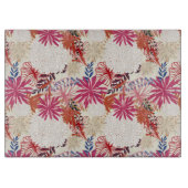 フローラ背景3 カッティングボード (正面)