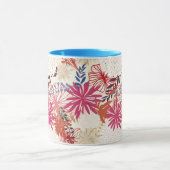 フローラ背景3 マグカップ (中央)