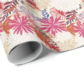 フローラ背景3 ラッピングペーパー (ロールコーナー)