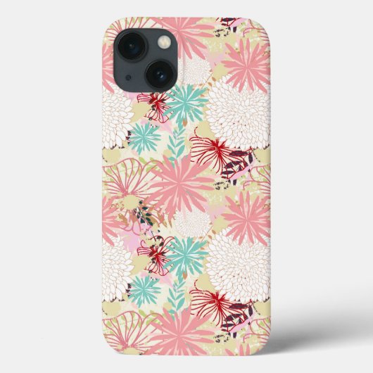 フローラ背景4 Case-Mate iPhoneケース (裏面)
