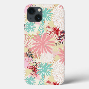 フローラ背景4 iPhone 13ケース