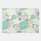 フローラ背景5 キッチンタオル (横)