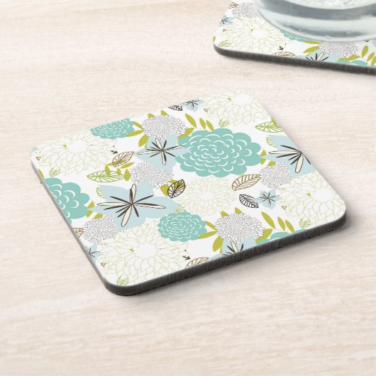 フローラ背景5 コースター (左側)