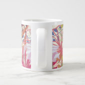 フローラ背景6 ジャンボコーヒーマグカップ (裏面)