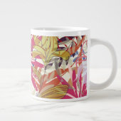 フローラ背景6 ジャンボコーヒーマグカップ (右)