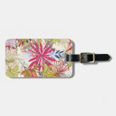 フローラ背景6 ラゲッジタグ (正面横)