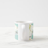 フローラ背景 エスプレッソカップ (裏面)