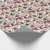 フローラ背景 ラッピングペーパー (角)