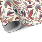 フローラ背景 ラッピングペーパー (ロールコーナー)
