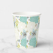 フローラ背景 紙コップ (右)