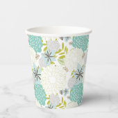 フローラ背景 紙コップ (正面)