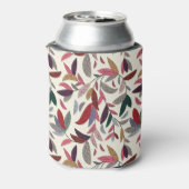 フローラ背景 缶クーラー (缶裏面)