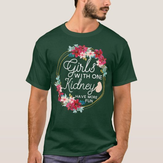フローラ腎臓移植患者ナース Tシャツ (正面)