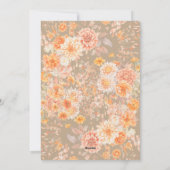 フローラ自動秋ハッピーサンクスギビング写真 シーズンカード (裏面)