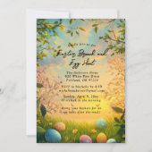フローラ自然とイースターブランチと卵狩り 招待状 (正面)