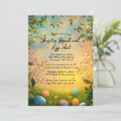 フローラ自然とイースターブランチと卵狩り 招待状 (スタンド正面)