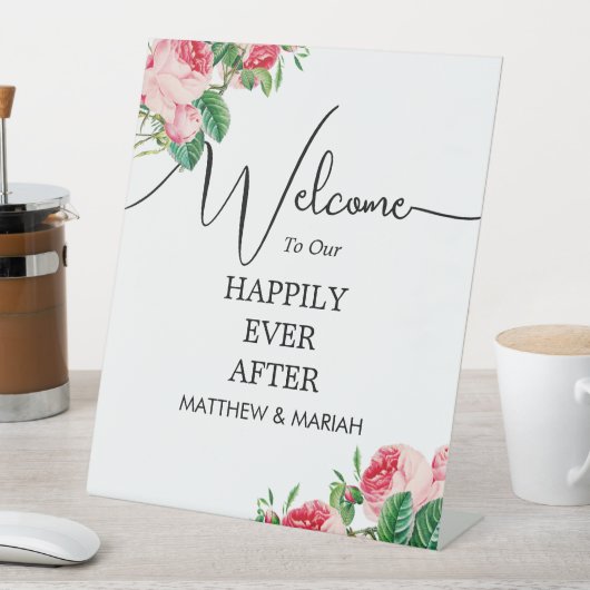 フローラ自然の歓迎を受けて幸結婚福に 台座サイン (インサイチュ)