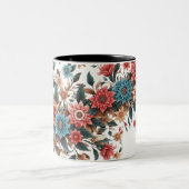 フローラ自然愛好家のための設計マグ ツートーンマグカップ (中央)