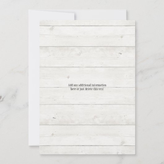 フローラ航海のいかりブライダルシャワー 招待状 (裏面)