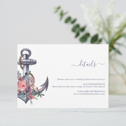 フローラ航海のいかり結婚のエンクロージャカード エンクロージャーカード (スタンド正面)