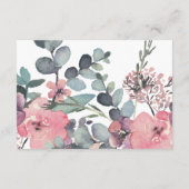 フローラ航海のいかり結婚のエンクロージャカード エンクロージャーカード (裏面)