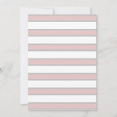 フローラ航海のいかり結婚ダスティバラストライプの 招待状 (裏面)