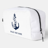 フローラ航海のカスタムいかりボートネームホワイト ドップキット (右コーナー)