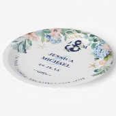フローラ航海のビーチは楽しく結婚の後 ペーパープレート (アングル)