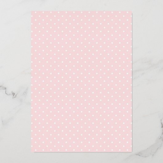 フローラ船車女航海の子赤ちゃんシャワー金ゴールド 箔招待状 (裏面)