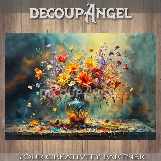 フローラ色の暴動 – デコページ –  薄葉紙