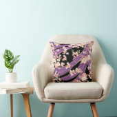 フローラ色紫 クッション (椅子)