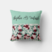 フローラ色 クッション (正面)