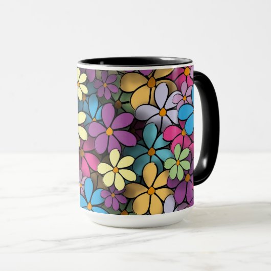 フローラ色 マグカップ (正面右)