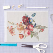 フローラ花の配置の切り離し 薄葉紙 (クラフト)