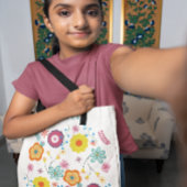 フローラ花カラフル力 トートバッグ