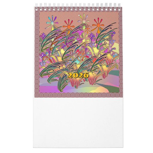 フローラ花ガロール カレンダー (カバー)