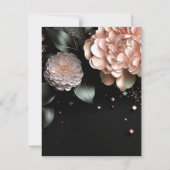 フローラ花サプライズ秘密バースデーパーティー 招待状 (裏面)