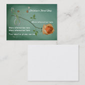 フローラ花バラ名刺 名刺 (正面/裏面)