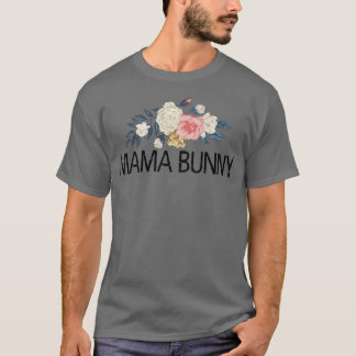 フローラ花可愛いラブマおもしろいマバニー Tシャツ