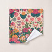 フローラ花嫁の機能性ギフトタオル バスタオルセット (ウォッシュタオル)