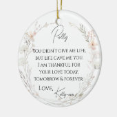 フローラ花嫁の義母 セラミックオーナメント (左)